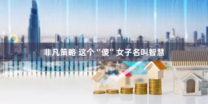 非凡策略 这个“傻”女子名叫智慧