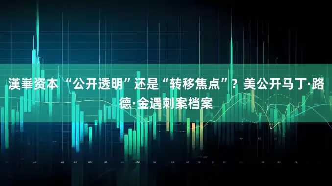 漢崋资本 “公开透明”还是“转移焦点”？美公开马丁·路德·金遇刺案档案