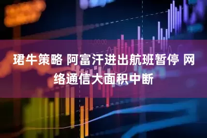 珺牛策略 阿富汗进出航班暂停 网络通信大面积中断