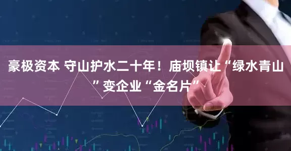 豪极资本 守山护水二十年！庙坝镇让“绿水青山”变企业“金名片”